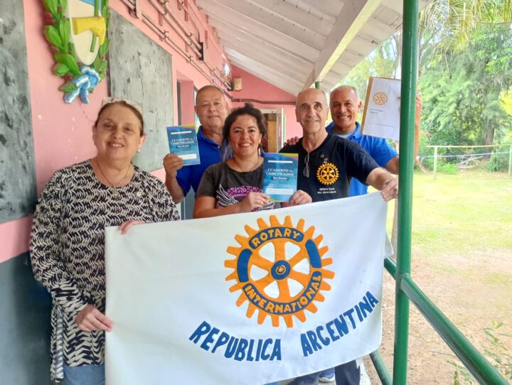 Rotarios solidarios visitaron la Escuela de Islas