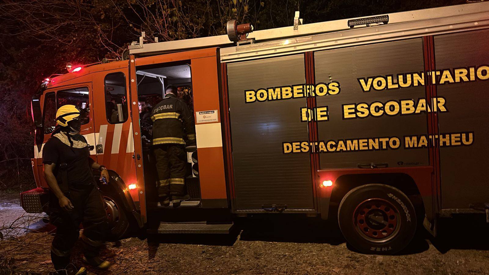 Incendio en una vivienda de Matheu