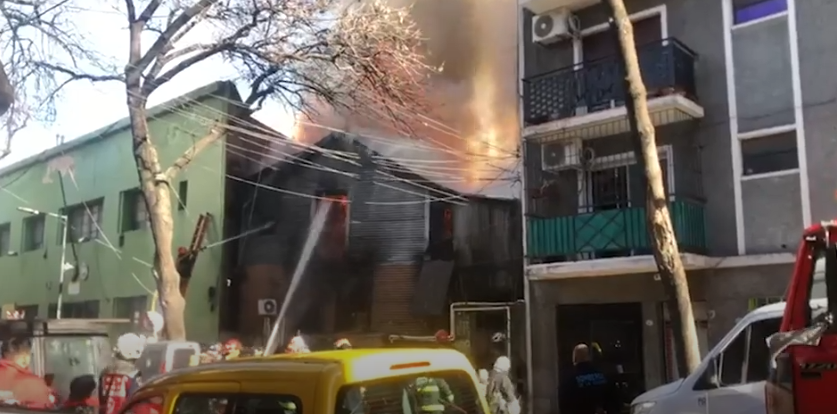 Tragedia en La Boca: un muerto y varios heridos tras un incendio en un conventillo