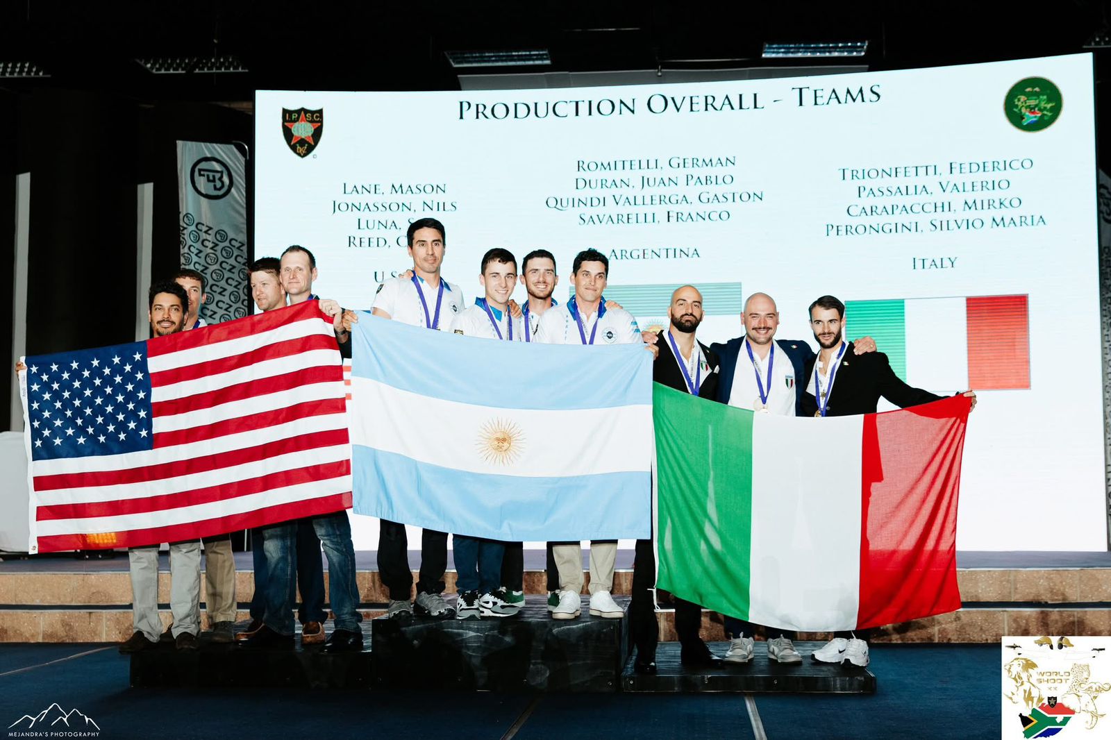 Gastón Quindi Vallerga, orgullo de Escobar: campeón mundial de tiro en Sudáfrica