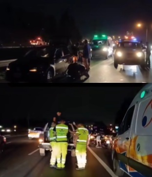 Choque y caos de tránsito en Panamericana