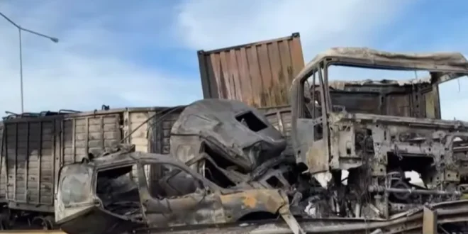 Tragedia en Panamericana: cinco muertos tras un brutal choque entre camiones y autos en Campana