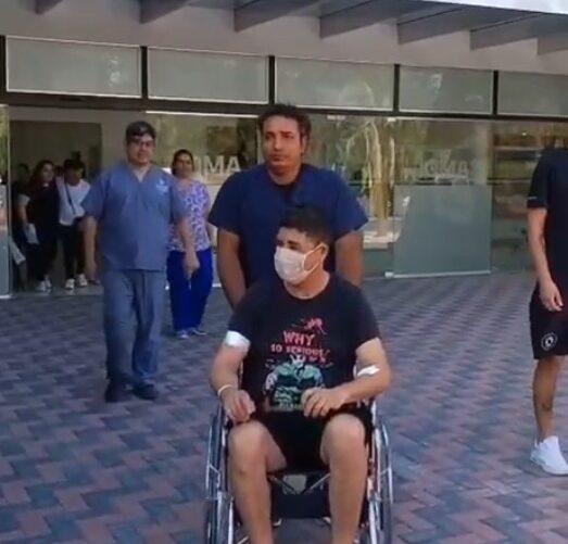 El socorrista de Defensa Civil herido en la Panamericana fue dado de alta