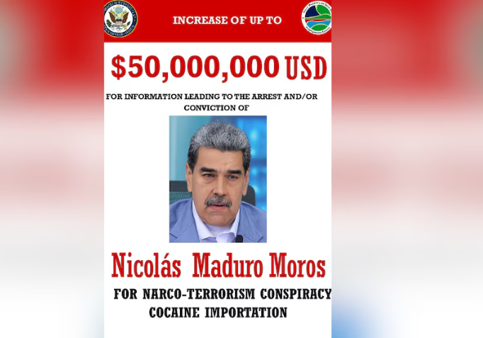 Estados Unidos declara terrorista al “Cartel de los Soles”: más presión internacional sobre el régimen narco de Maduro
