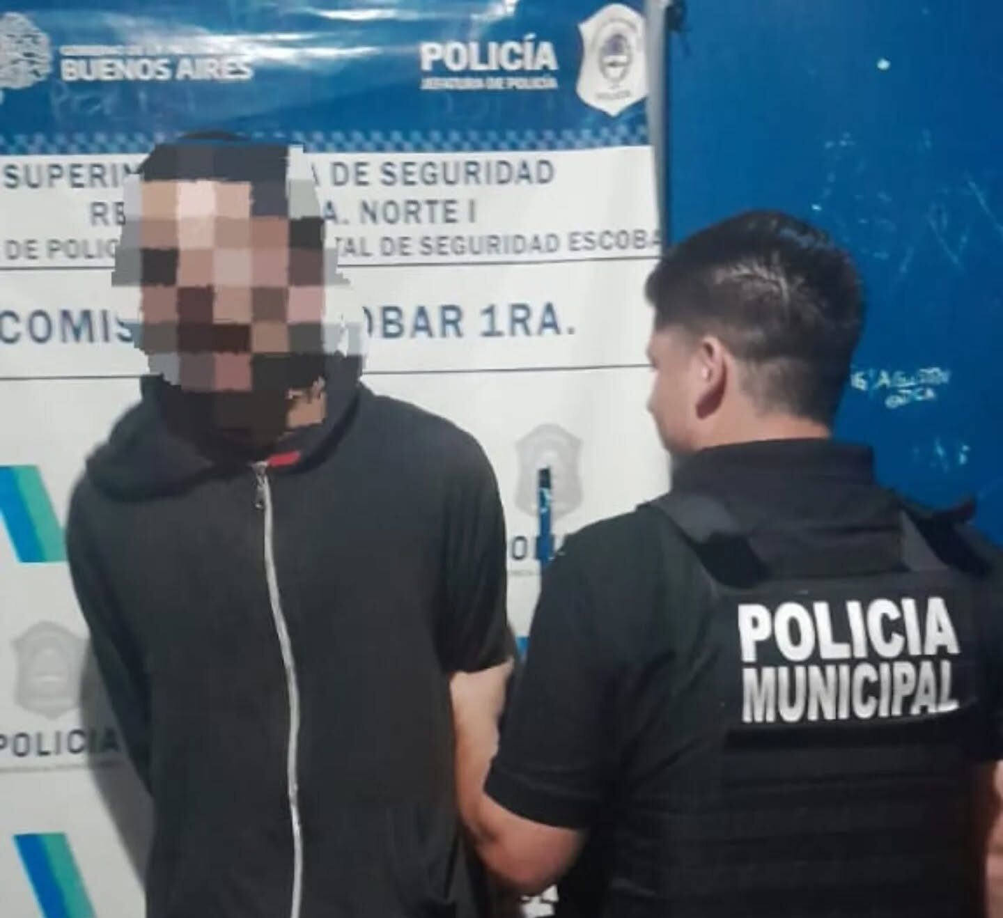 Lo detuvieron tras accionar el dispositivo Byrna