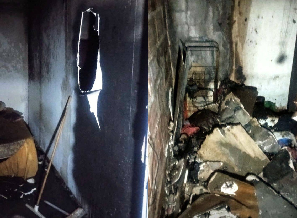 Matheu: incendio en una vivienda