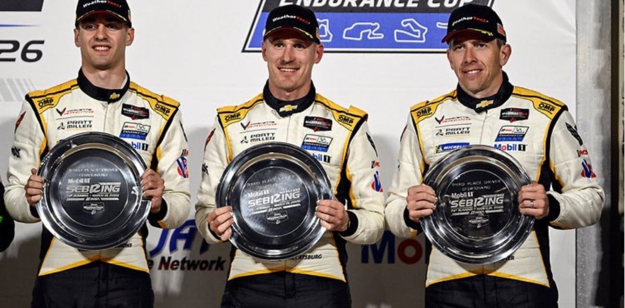 Nicolás Varrone subió al podio en las 12 Horas de Sebring