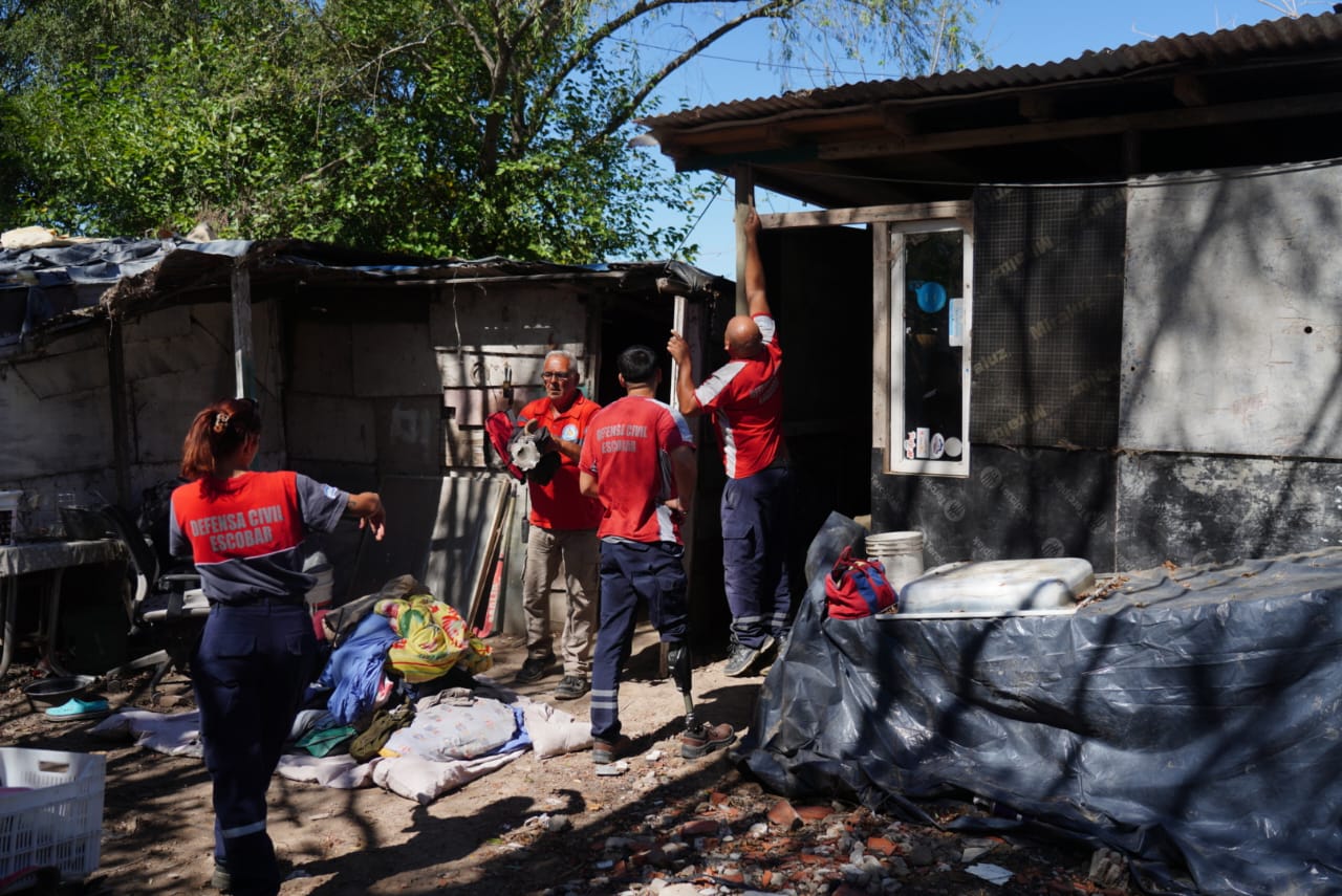 Maschwitz: detienen a un hombre por el incendio intencional en el predio de la calle Paraná