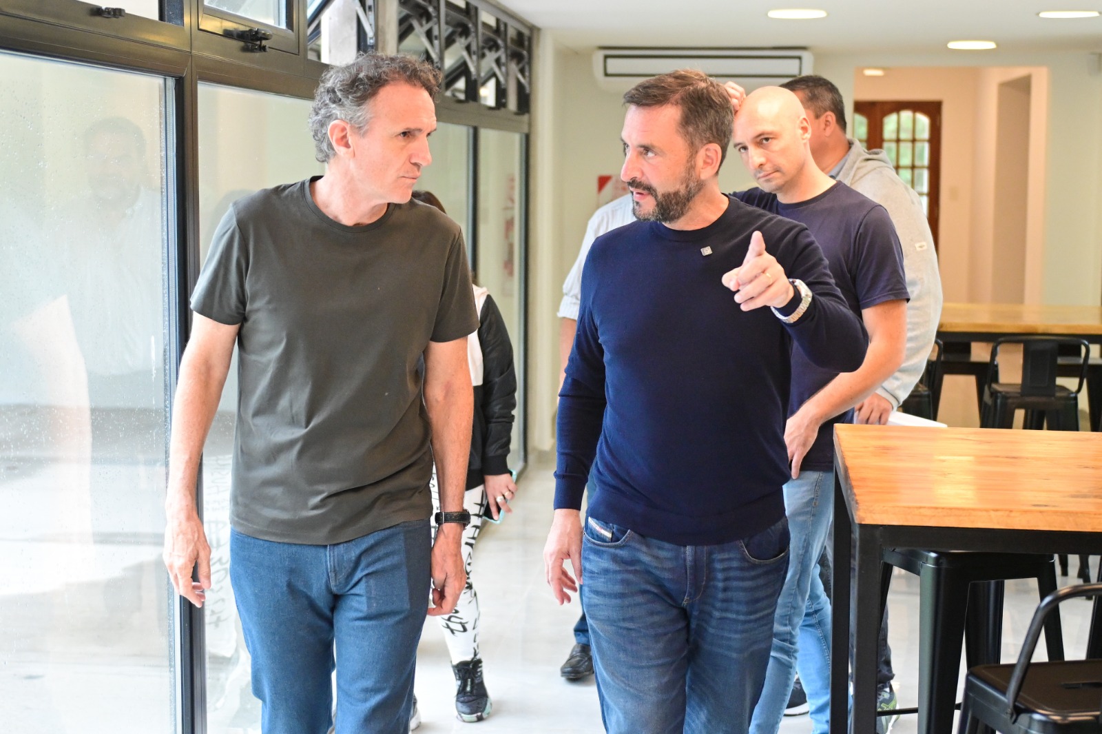 Bedoya, pavimentos y un comedor: Sujarchuk y Katopodis anunciaron obras junto a Provincia