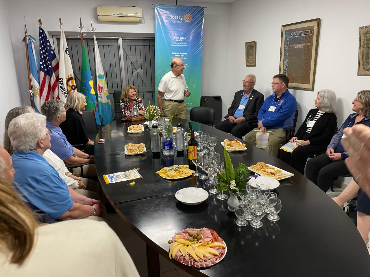 Rotarios de Estados Unidos visitaron Escobar en el marco de un intercambio internacional de amistad