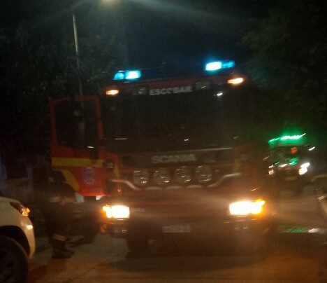 Incendio en una vivienda de Parque Belén