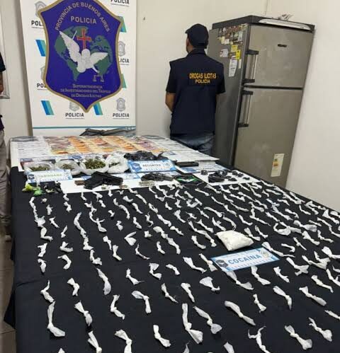 Secuestraron más de 500 dosis de cocaína en Maschwitz