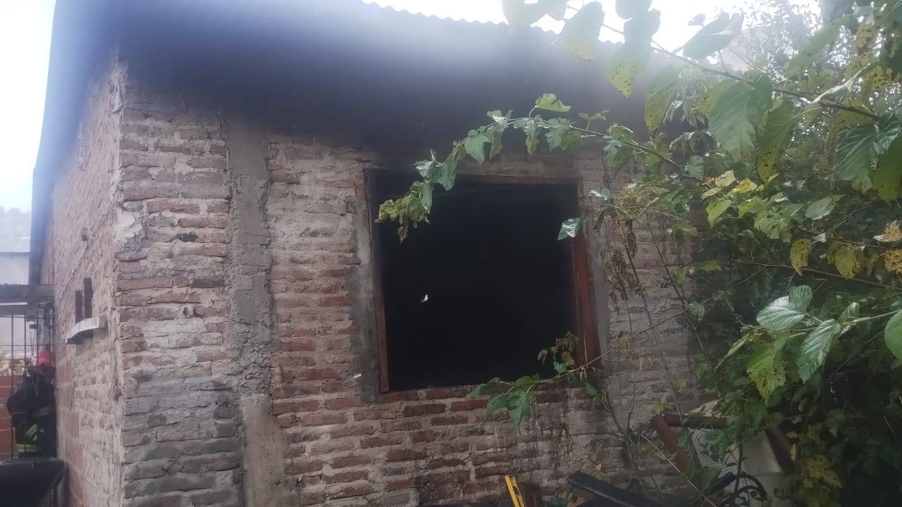 Se incendió una vivienda