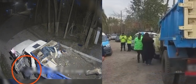 Arrojó residuos en la vía pública y le secuestraron el camión