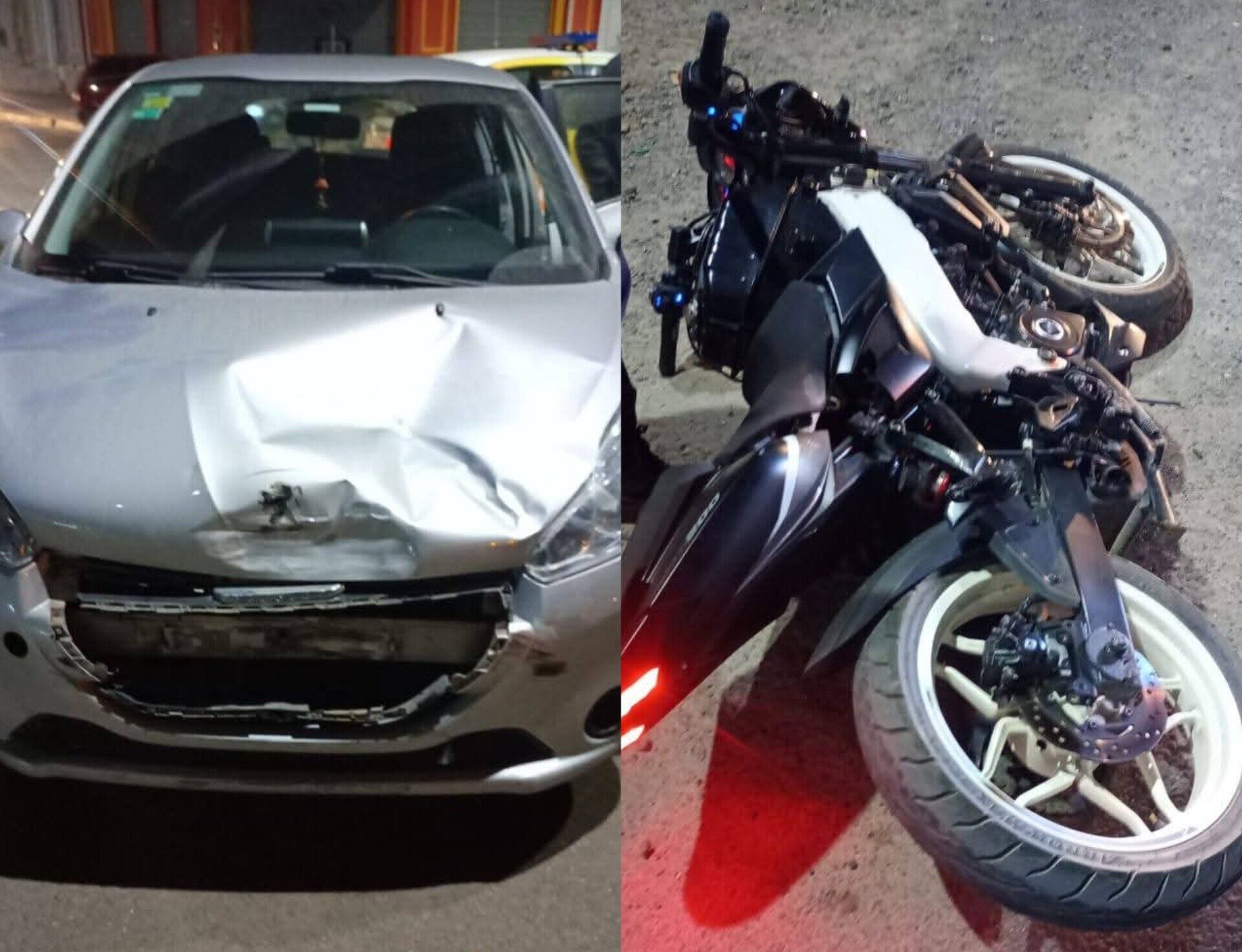 Choque en Lima: descubren que la moto tenía pedido de secuestro en Escobar