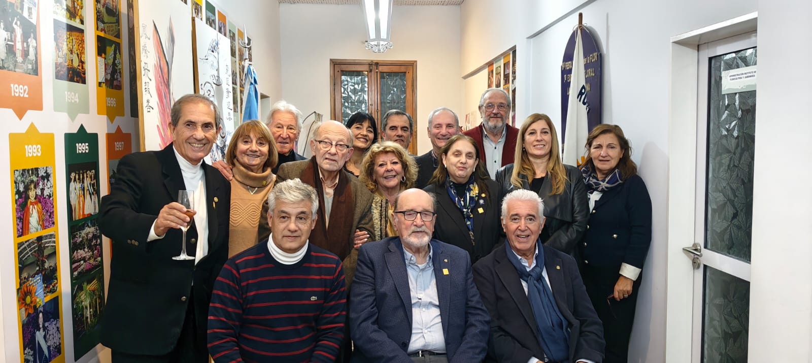 Rotary Club de Escobar renovó sus autoridades en una cena de camaradería