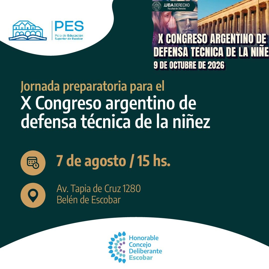 Se viene el X Congreso argentino de defensa técnica de la niñez