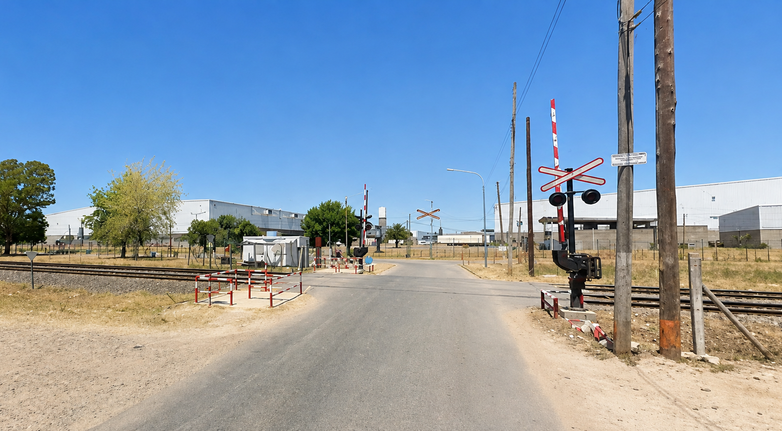 Un hombre murió al ser atropellado por un tren en el cruce de Paseo de Julio