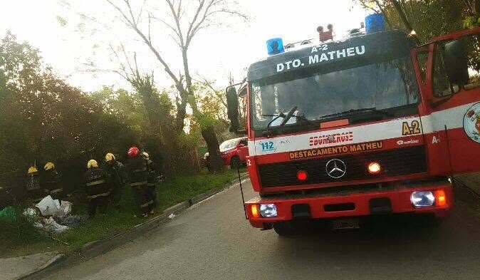 Bomberos de Matheu atendieron cinco servicios durante el fin de semana